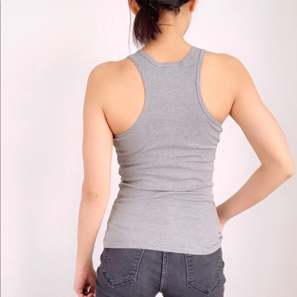 Fine Ribbed Racer Tank - Picture 6 of 6